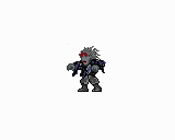 起き上がるバンシーのドット絵アニメーション