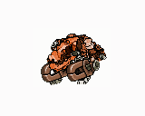 起動準備するロボットのドット絵アニメーション