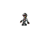 さまようゾンビ兵士のドット絵アニメーション