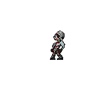 敵を誘うゾンビ兵士のドット絵アニメーション