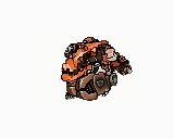 待機するロボットのドット絵アニメーション