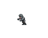 ふらふらするゾンビのドット絵アニメーション