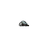 起き上がるゾンビ兵士のドット絵アニメーション