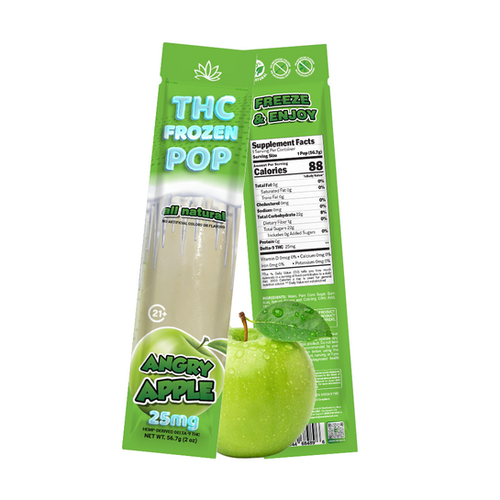 25mg Delta 9 Frozen Pops- All Natural - 20 Count | Apex Labs CBD