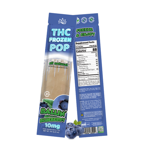 10mg Delta 9 Frozen Pops - All Natural - 20 Count | Apex Labs CBD