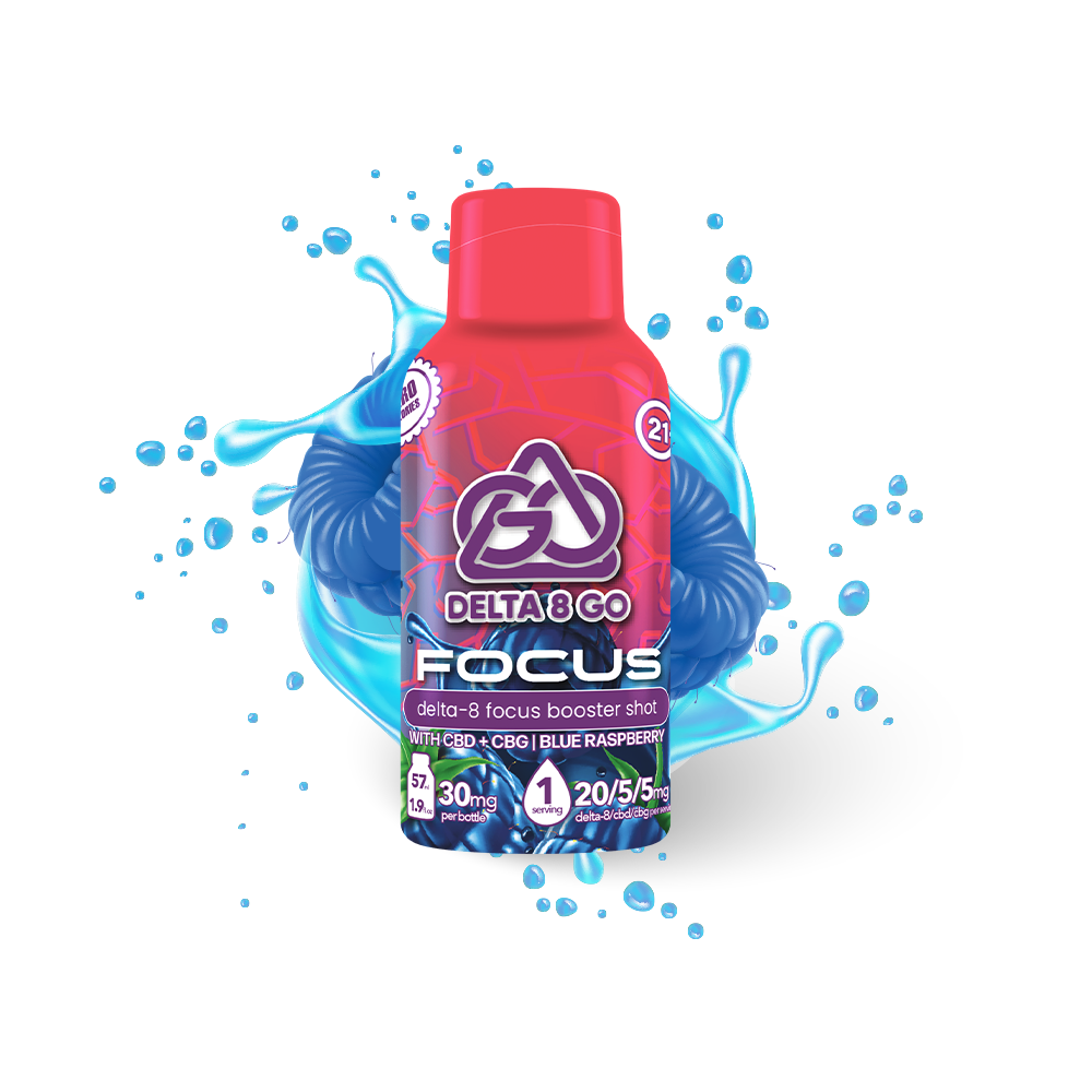 BULK DELTA8GO FOCUS SHOT 25mg Δ8/5mg CBG