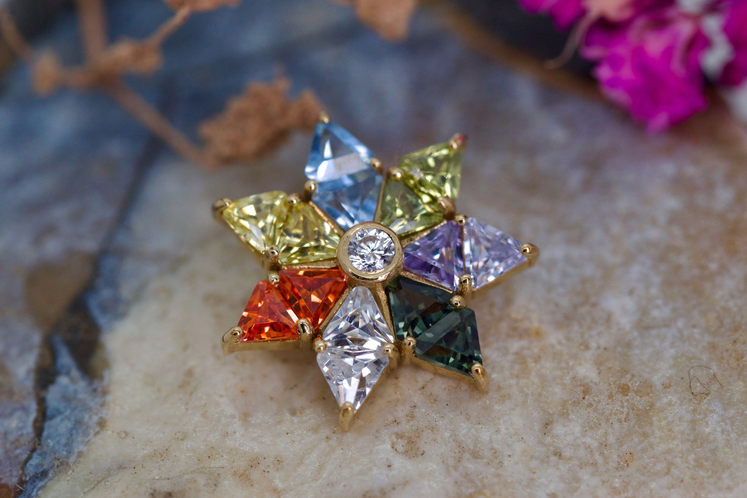 Top Rainbow Flower 