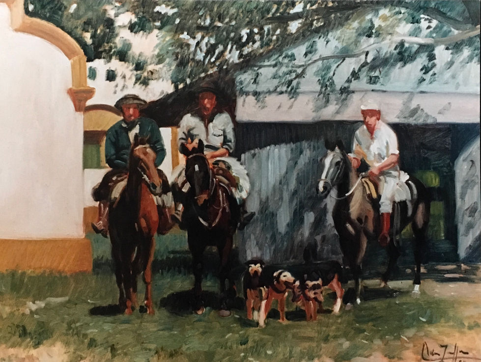 Paisanos en Sol de Mayo The Countess of Huntingdon Óleo sobre tela.jpg