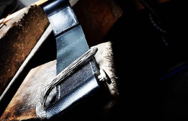 Thumbnail: Oxide Tumbled Nail Bracelet