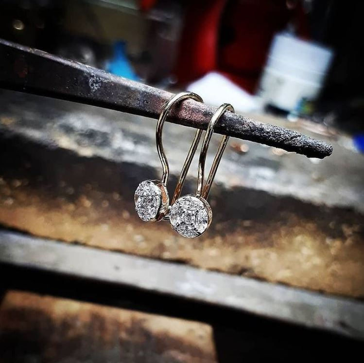 Thumbnail: Marquise Diamond Earrings