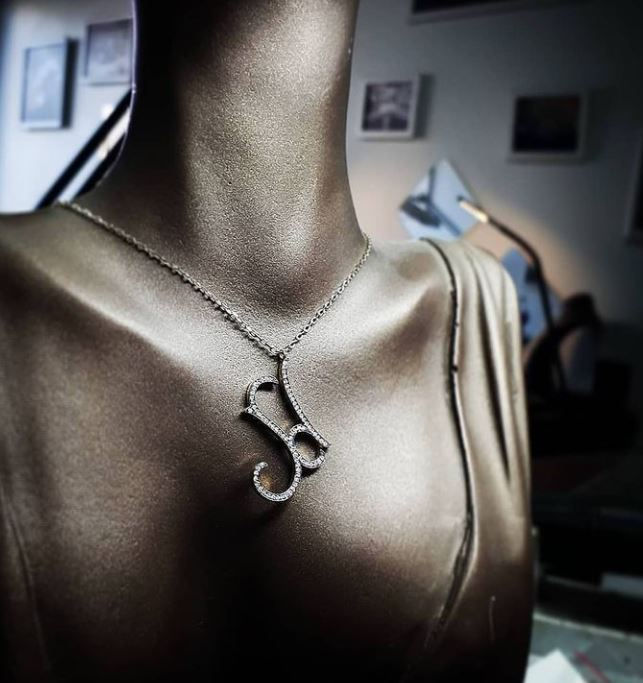 Thumbnail: Diamond Personalized Letter Necklace