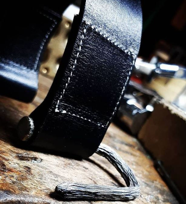 Thumbnail: Oxide Tumbled Nail Bracelet