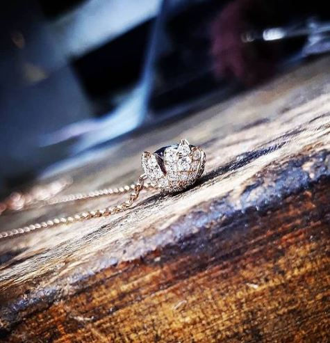 Thumbnail: Diamond Sapphire Necklace