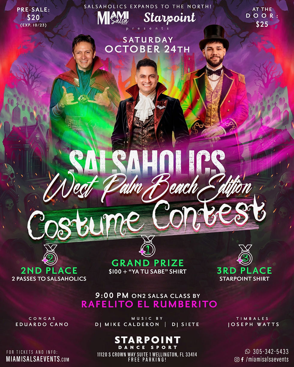 Salsaholics Costume Party