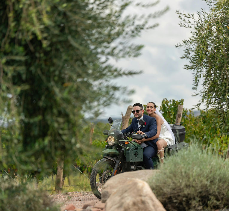 scooter in the prosecco hills