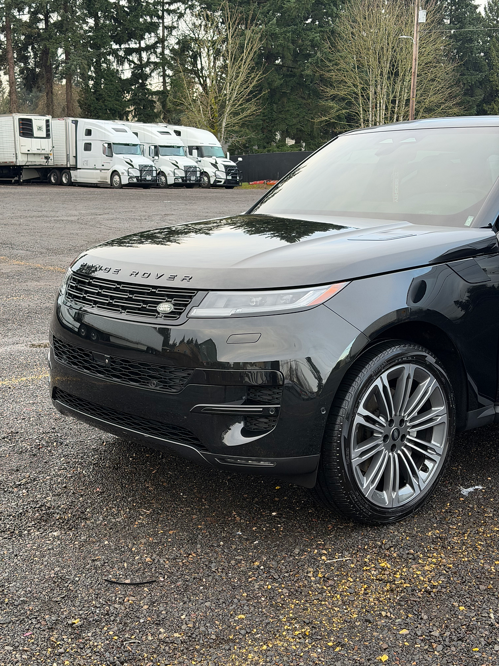 Black Range Rover Hand Washed and Waxed in La Center WA | Bliss Auto Detailing