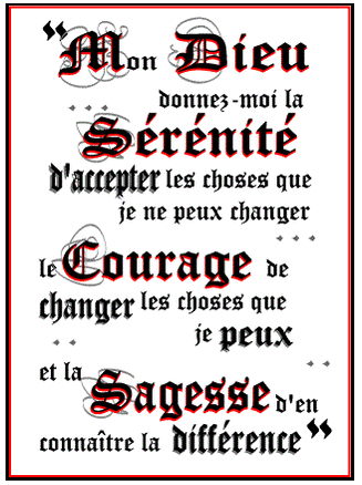 Prière de la sérénité