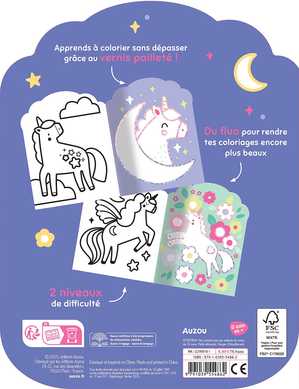 Miniature : Je colorie sans dépasser – Petites licornes