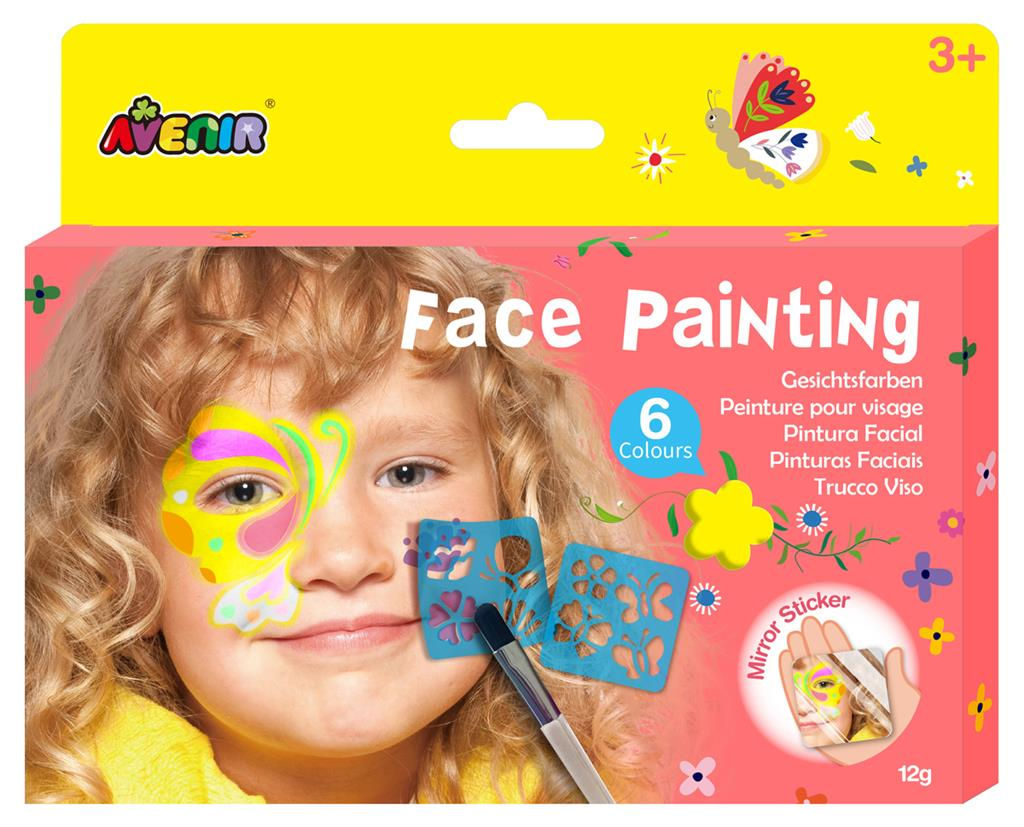 Peinture pour visage fleurie