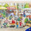 Miniature : Puzzle "le marché" 24 pièces bois