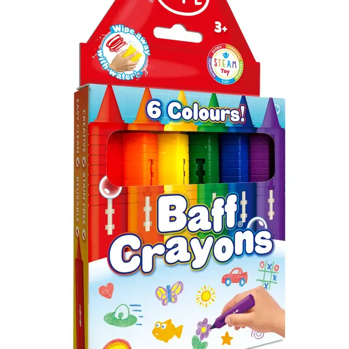 Miniature : Pack de 6 Crayons de Bain Baff