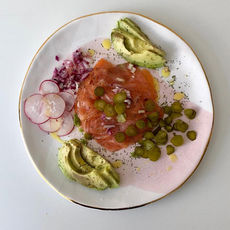 Ensalada de salmón