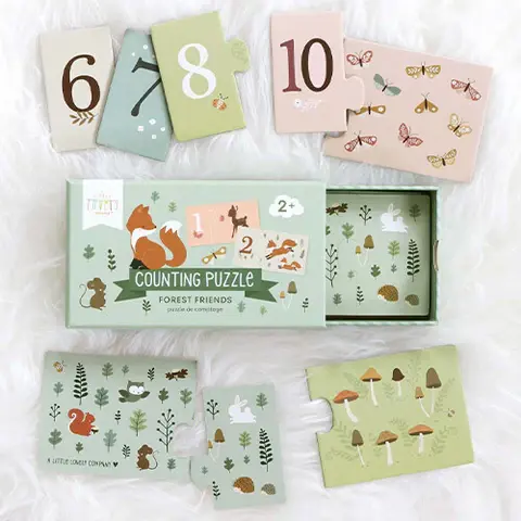 Miniature : Puzzle de comptage : amis de la forêt