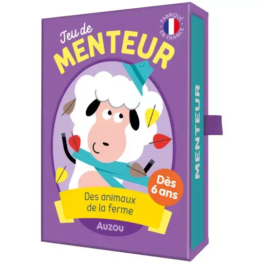 Jeu de cartes : jeu de menteur des animaux de la ferme