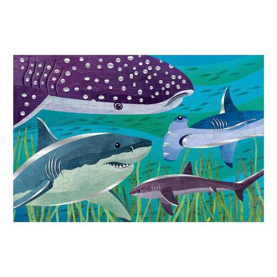 Miniature : Puzzle requin brillant 100 pièces