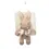 Miniature : Hochet doudou lapin taupe