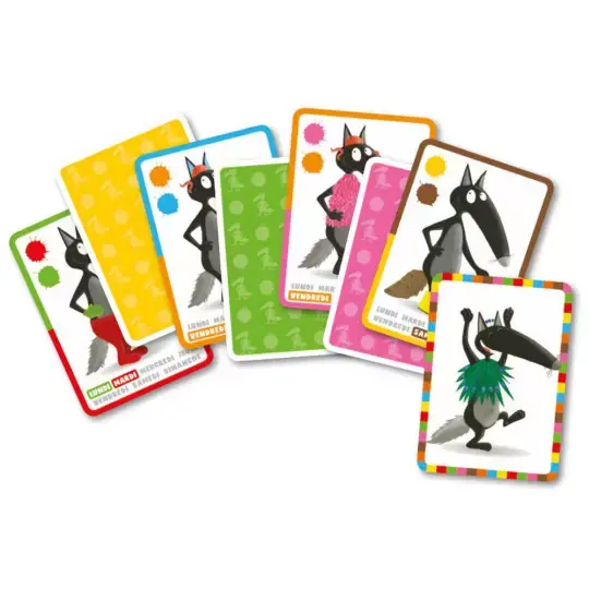 Miniature : Le jeu de cartes du loup qui voulait changer de couleur