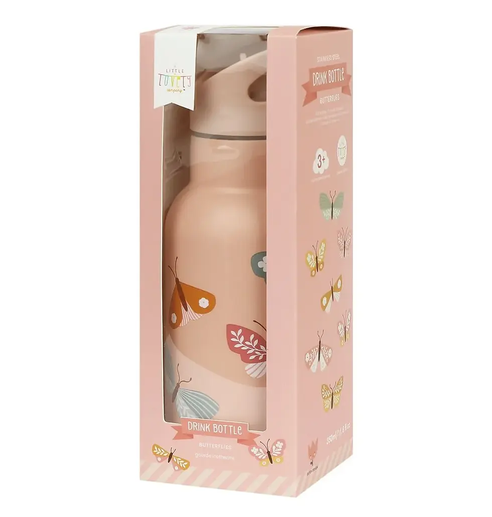 Miniature : Gourde en acier Papillon
