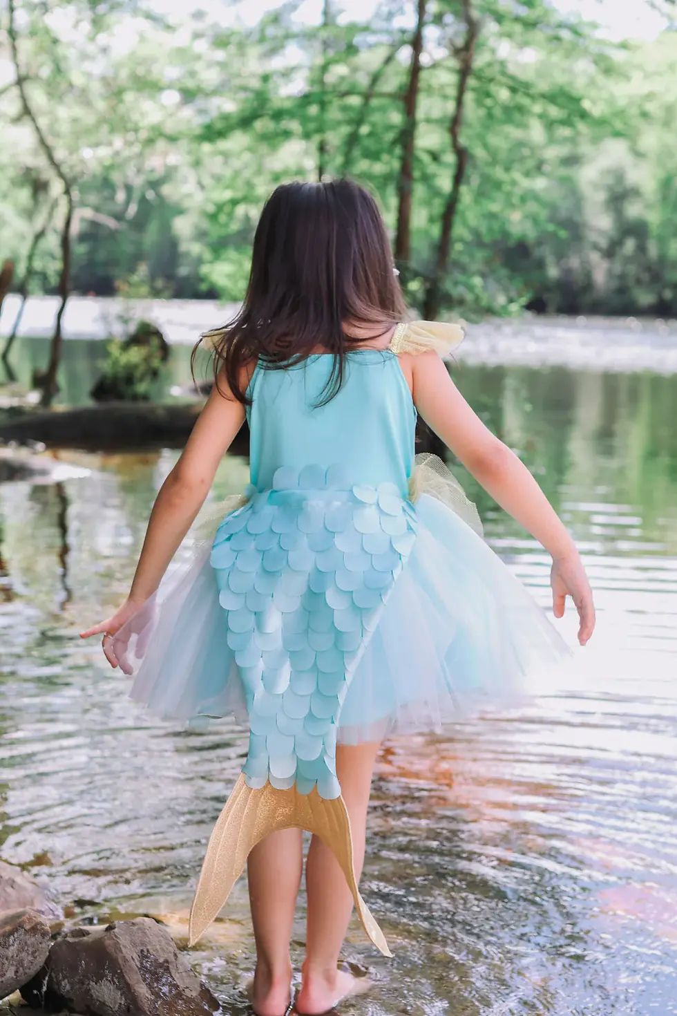 Miniature : Robe de sirène avec queue (5-6 ans)