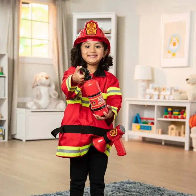 Miniature : Déguisement de chef des pompiers - 6 pièces