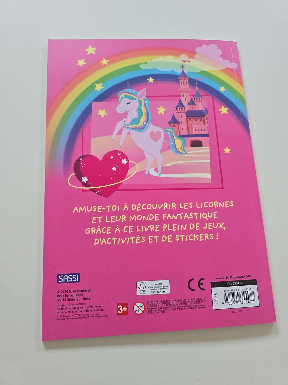 Miniature : Livres d'activités - Les licornes