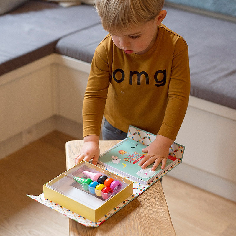 Miniature : Crayons de cire bébé - animaux
