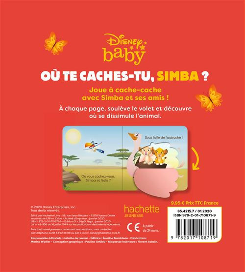 Miniature : DISNEY - Où te caches-tu, Simba ?