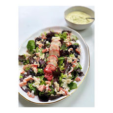 Ensalada de bogavante y mayonesa de lima
