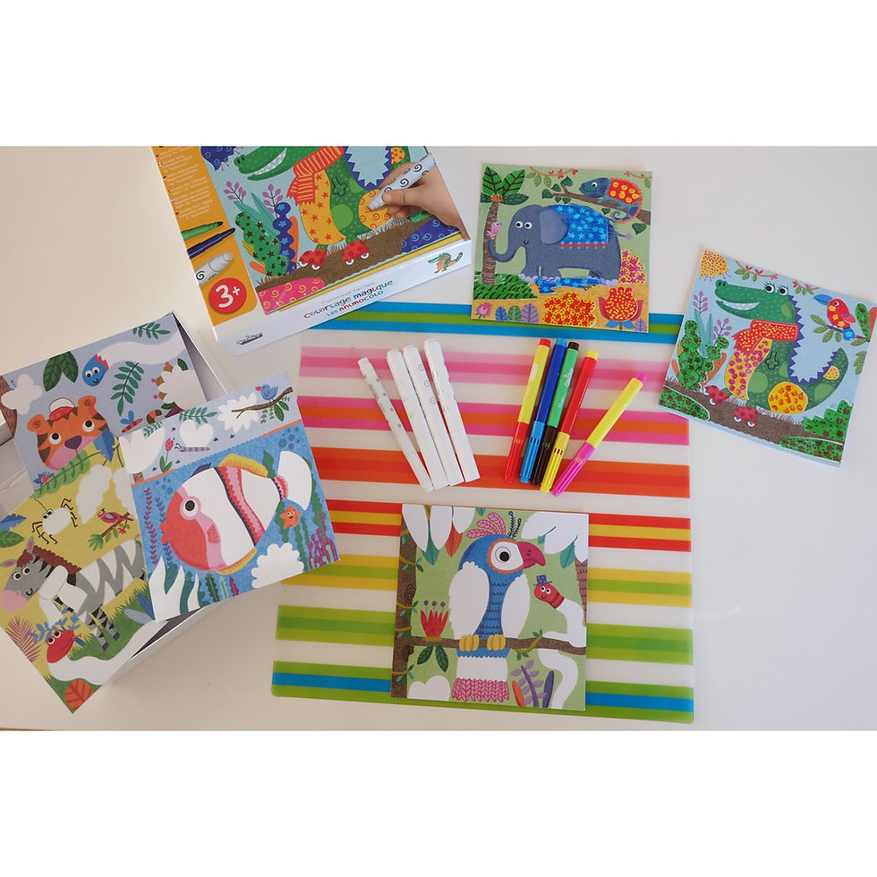 Miniature : Tableaux Faciles, Coloriage magique "Les Animocolo"