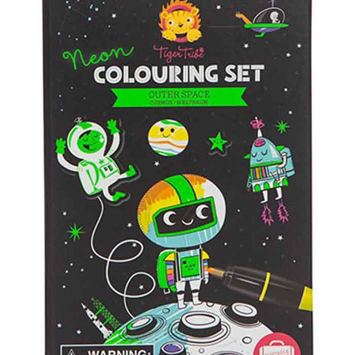 Miniature : Set de coloriage néon - L'espace