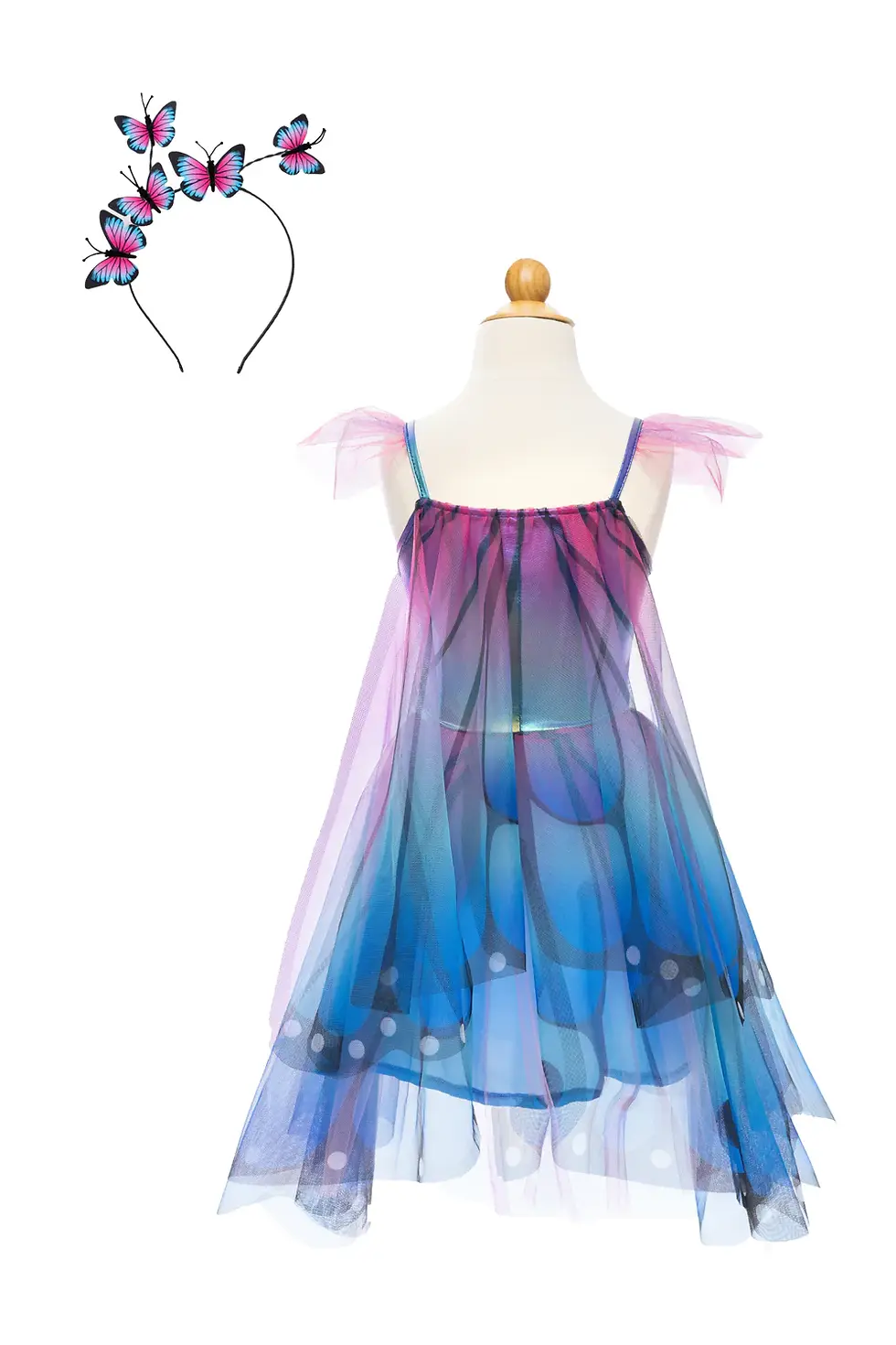 Miniature : Robe papillon bleu/mauve (5-6 ans)
