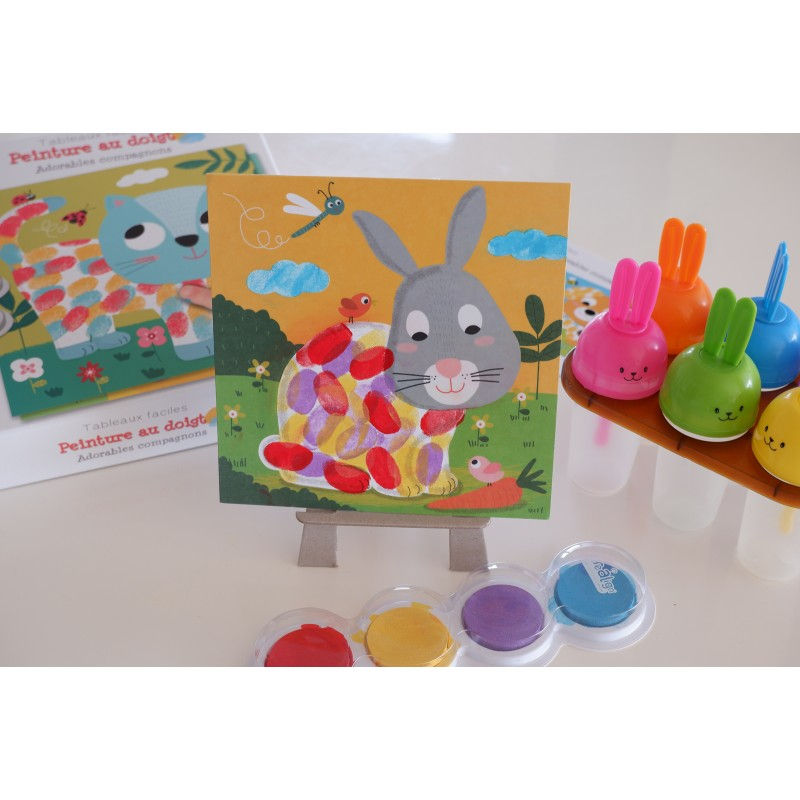 Miniature : Cartes à créer "Peinture au doigt" : animaux