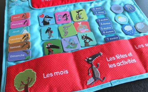 Miniature : Mon calendrier en tissu Loup