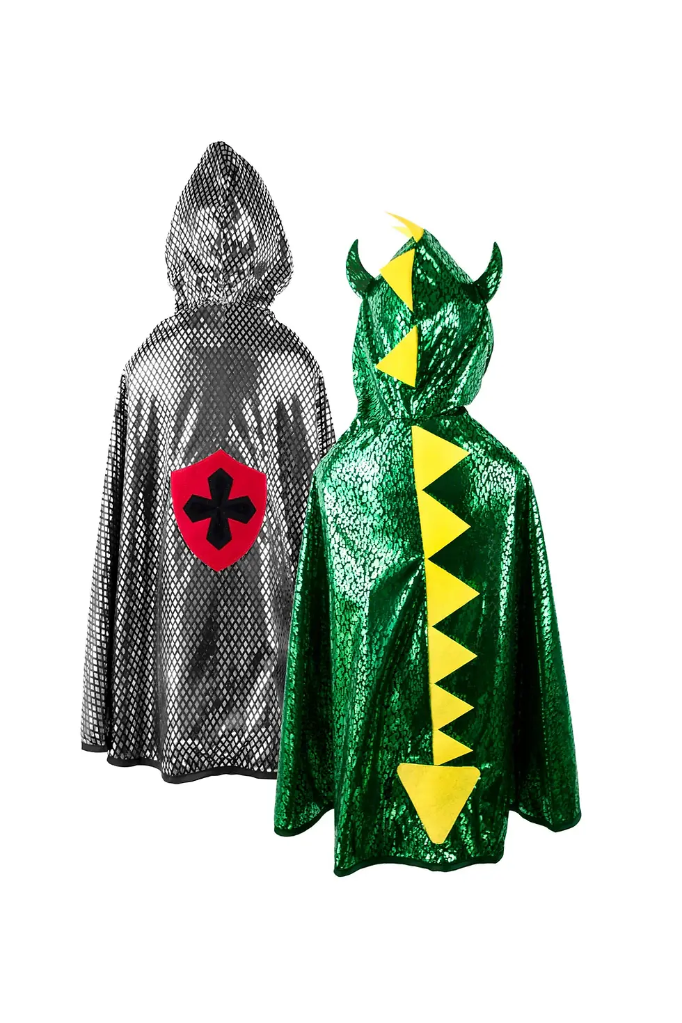 Miniature : Cape réversible dragon et chevalier (5 et 6 ans)