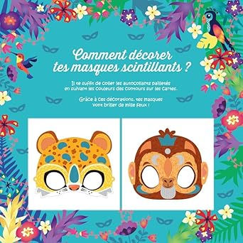 Miniature : Masques scintillants