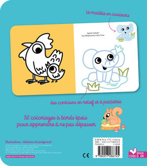 Miniature : Coloriages à bords pailletés - Noé le poney

