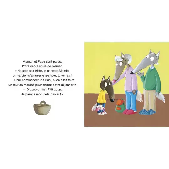 Miniature : P'tit loup va chez papi et mamie