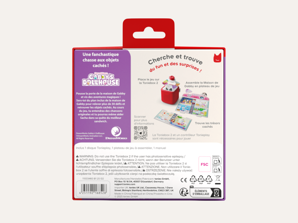 Miniature : Le Cache-Cache Fanchastique de Gabby
 - Tonieplay - Tonies