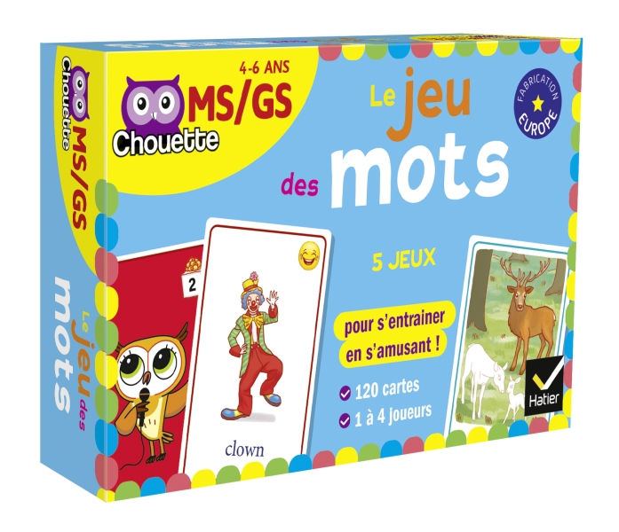 Le jeu des mots 4 à 6 ans