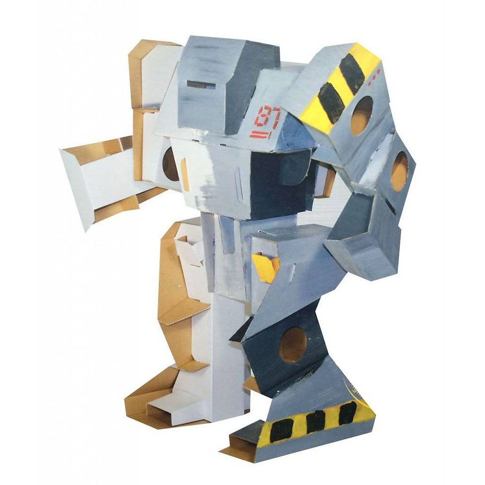 Miniature : Robot à monter et colorier